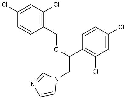 咪康唑 结构式