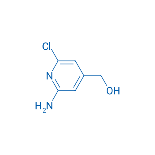 (2-aMino-6-chloropyridin-4-yl)Methanol 结构式
