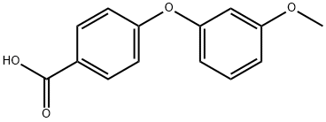 4-(3-甲氧基苯氧基)苯甲酸 结构式