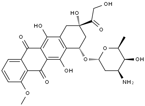 阿霉素 结构式