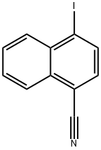 4-碘-1-萘甲腈 结构式
