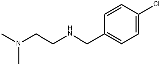 N1-(4-氯苄基)-N2,N2-二甲基乙烷-1,2-二胺 结构式