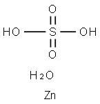 一水硫酸锌 结构式
