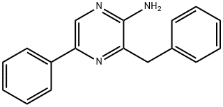 3-苄基-5-苯基吡嗪-2-胺 结构式