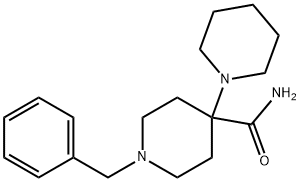1'-苄基-[1,4'-联哌啶]-4'-甲酰胺 结构式