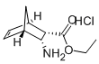乙基3-内双环氨基[2.2.1]庚-5-烯-2-内羧酸盐酸盐 结构式
