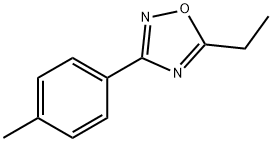 5-乙基-3-对甲苯基-1,2,4-噁二唑 结构式