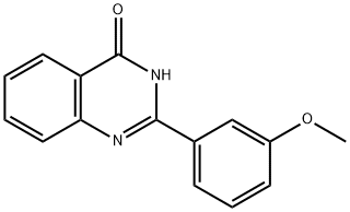 2-(3-甲氧基苯基)喹唑啉-4(3H)-酮 结构式