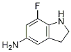 7-氟吲哚啉-5-胺 结构式