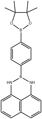 2,3-二氢-2-[4-(4,4,5,5-四甲基-1,3,2-二氧硼杂环戊烷-2-基)苯基]-1H-萘并[1,8-de][1,3,2]二氮杂硼杂环己烯 结构式