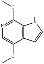 4,7-二甲氧基-1H-吡咯并[2,3-C]吡啶 结构式