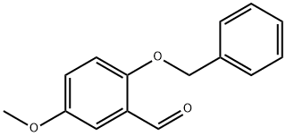 2-苄氧基-5-甲氧基-苯甲醛 结构式
