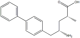 (2R,4S)-4-氨基-5-(联苯-4-基)-2-甲基戊酸 结构式