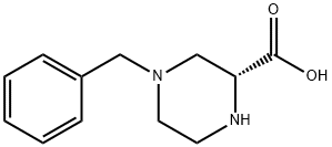 (R)-4-苄基哌嗪-2-羧酸 结构式