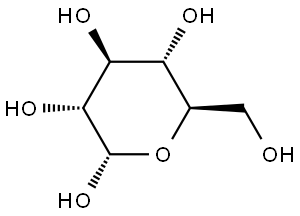 α-D-无水葡萄糖 结构式