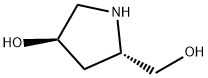 (3R,5S)-5-羟甲基-3-吡咯烷醇 结构式