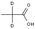 丙酸-2,2-D2 结构式