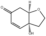 (3AR,7AR)-3,3A,7,7A-四氢-3A-羟基-6(2H)-苯并呋喃酮 结构式