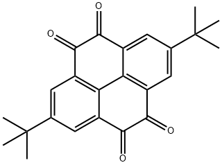2,7-二叔丁基芘-4,5,9,10-四酮 结构式