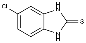 5-氯苯并咪唑-2-硫醇 结构式