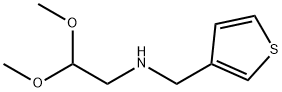2,2-二甲氧基-N-(噻吩-3-甲基)乙胺 结构式