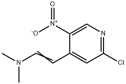 2-(2-氯-5-硝基吡啶-4-基)-N,N-二甲基乙烯-1-胺 结构式