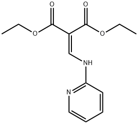 (2-PYRIDYLAMINO)METHYLENEMALONIC ACID DIETHYL ESTER 结构式