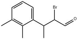 2-溴-3-(2,3-二甲基苯基)丁醛 结构式