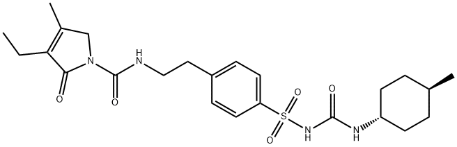 格列美脲 结构式