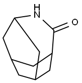 4-氮杂三环[4.3.1.1~3,8~]十一烷-5-酮盐酸盐 结构式