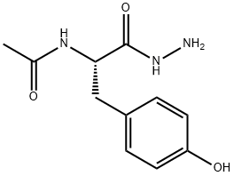 乙酰基-L-酪氨酸酰肼 结构式