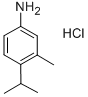 3-甲基-4-异丙基苯胺盐酸盐 结构式
