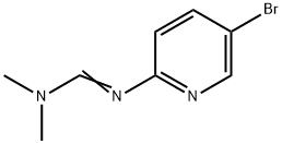 N'-(5-溴-2-吡啶基)-N,N-二甲基甲酰亚胺 结构式