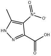 5-甲基-4-硝基-1H-吡唑-3-羧酸 结构式