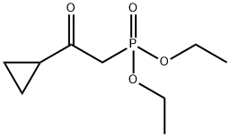 (2-环丙基-2-氧代乙基)膦酸二乙酯 结构式