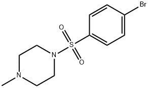 1-(4-溴苯磺酰)-4-甲基哌嗪 结构式