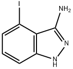 3-氨基-4-碘吲唑 结构式