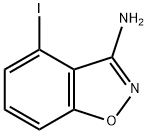 4-碘苯并[d]异噁唑-3-胺 结构式