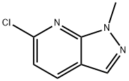 6-氯-1-甲基-1H-吡唑并[3,4-B]吡啶 结构式
