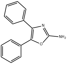 2-氨基-4,5-二苯基噁唑 结构式