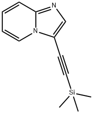 3-[2-(三甲基甲硅烷基)乙炔基]咪唑并[1,2-a]吡啶 结构式