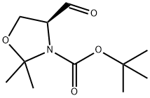 (S)-(-)-3-TERT-BUTOXYCARBONYL-4-FORMYL-2,2-DIMETHYL-1,3-OXAZOLIDINE 结构式