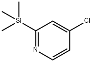 4-氯-2-三甲基甲硅烷基吡啶 结构式