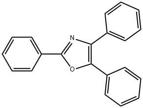 2,4,5-三苯恶唑 结构式