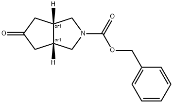 (3aR, 6aS)-5-氧代六氢环戊并[c]吡咯-2(1H)-羧酸酯 结构式
