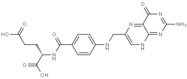 叶酸 结构式