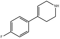 4-(4-氟苯基)-1,2,3,6-四氢吡啶 结构式