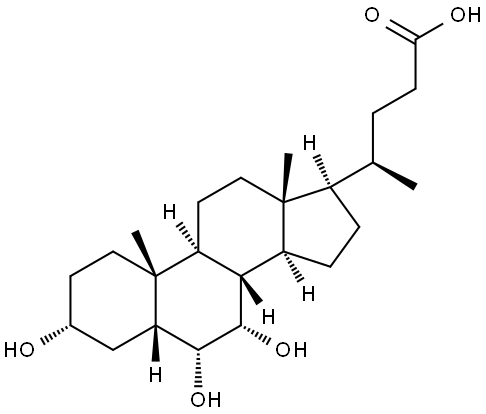 猪胆酸 结构式
